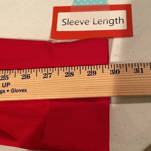 Lane Bryant size 28 women’s blouse stretchy new with tags red - Picture 8 of 8